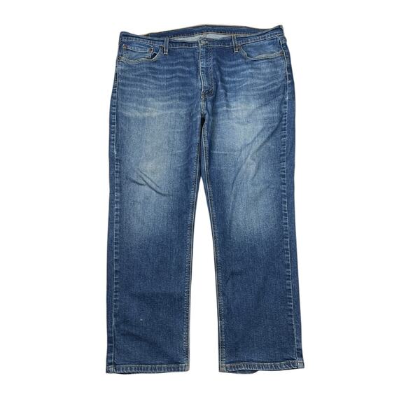 Levi’s 541 Athletic Fit Tapered Leg Jeans FLAW Dark Wash Mens 42x30 - Picture 1 of 8